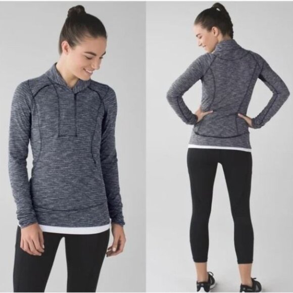 Lululemon | Size 2 | Think Fast Pullover Long Sleeve Jacket Workout Top Running - Picture 1 of 11